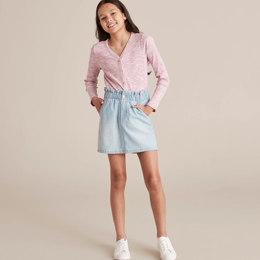 Rib Button Through Cardigan | Target Australia