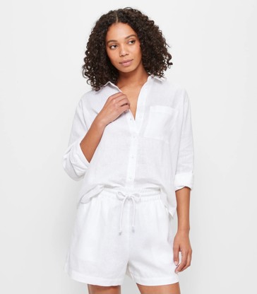 European Linen Long Sleeve Shirt