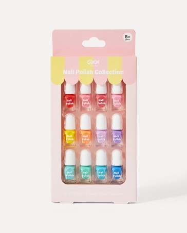 12 Piece Nail Polish Collection, Pop of Colour - OXX Junior