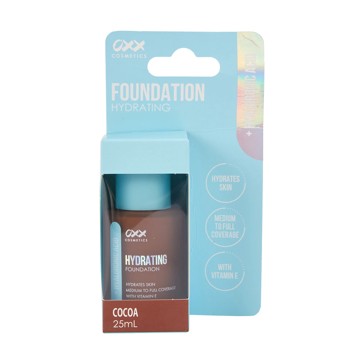 Hyaluronic Acid Hydrating Foundation, Cocoa - OXX Cosmetics