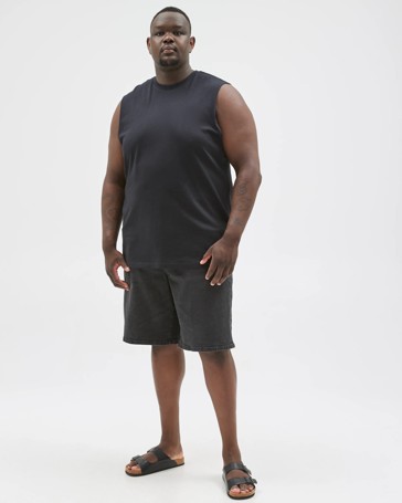Plus Size Australian Cotton Plain Tank Top