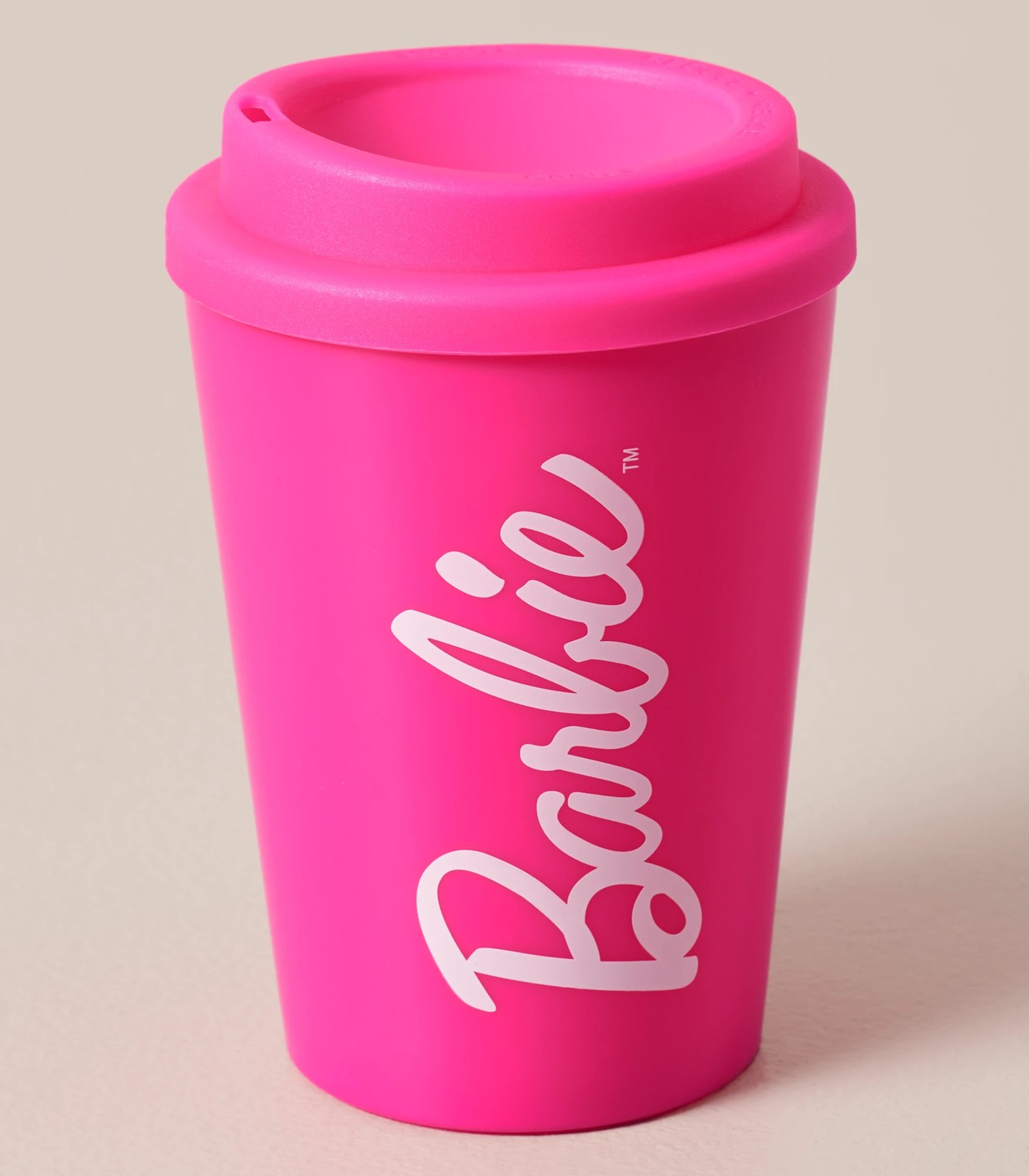 Barbie store travel mug