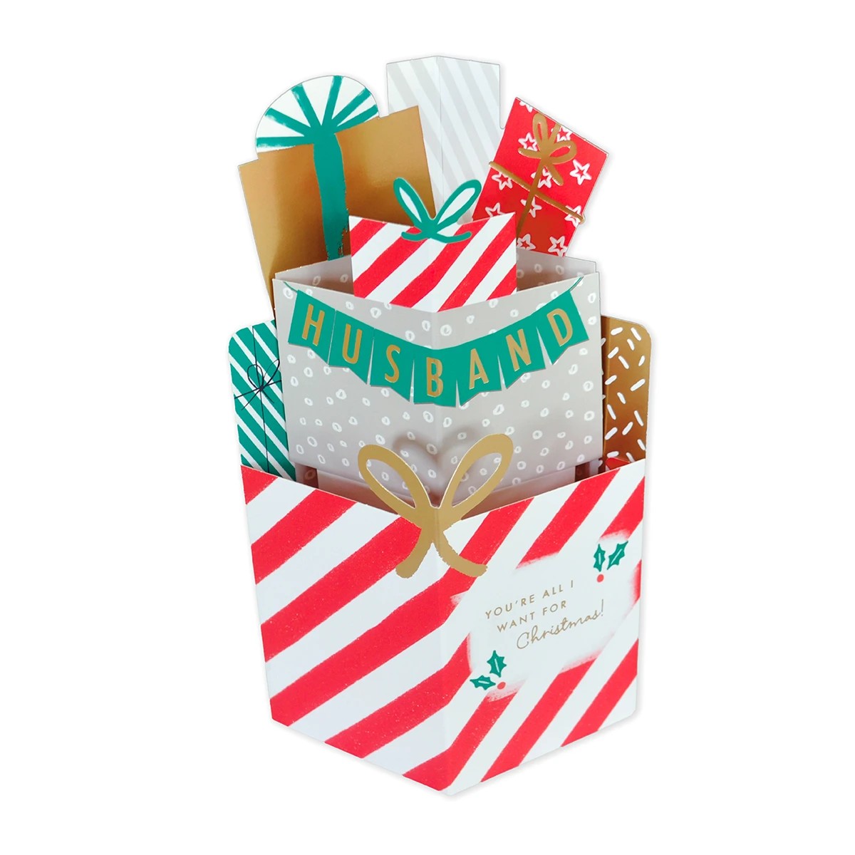 Hallmark Christmas Card - Husband Presents 2 of 3