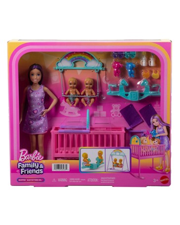Barbie Skipper Twin Nursery Playset & Accessories