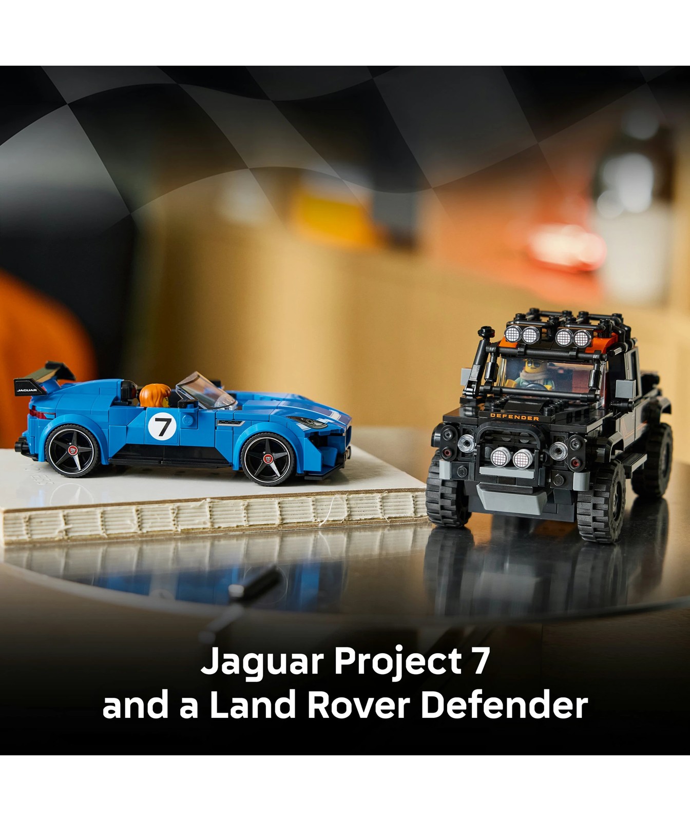 LEGO® Speed Champions Jaguar Project 7 & Land Rover Defender 77264 3 of 5