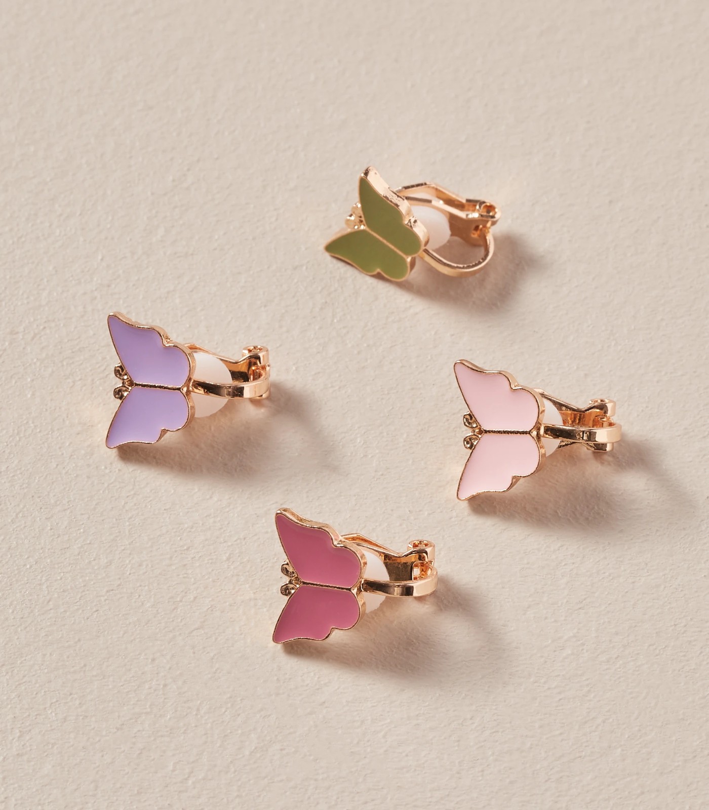 Clip on earrings deals butterfly