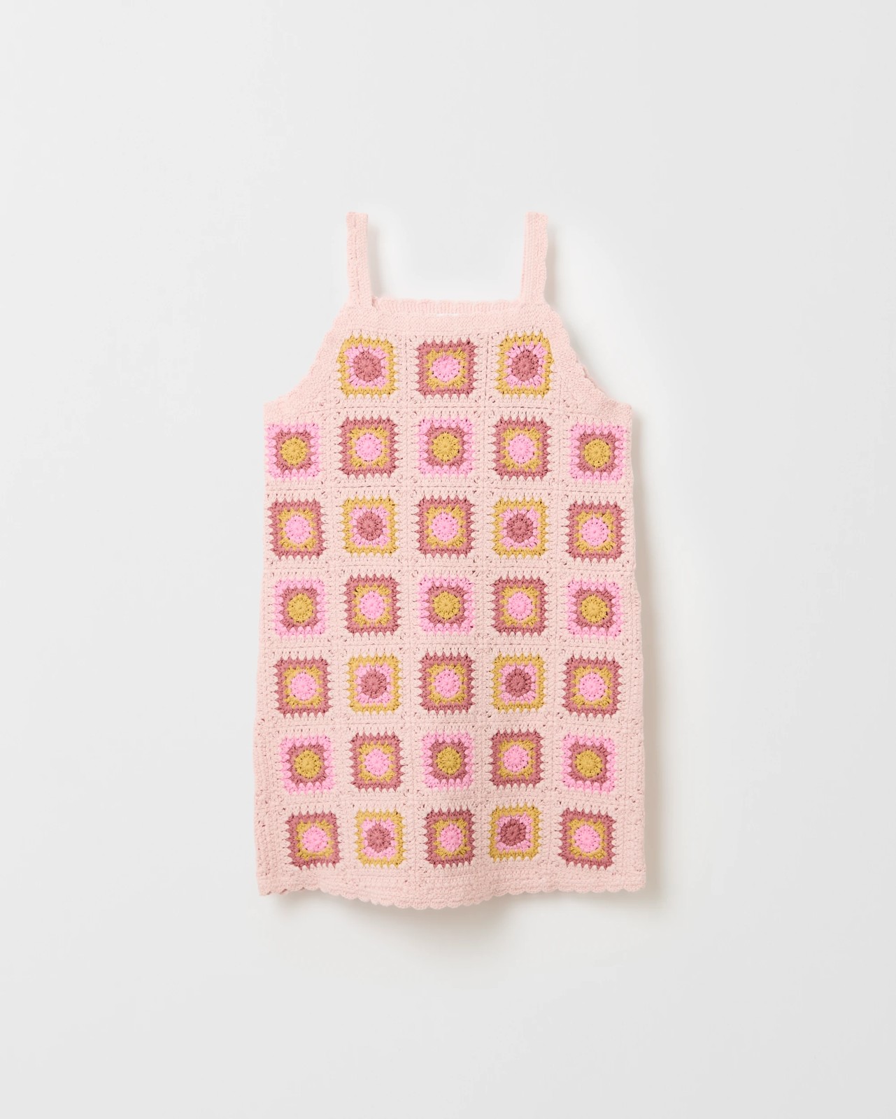 Australian Cotton Blend Crochet Knit Dress 4 of 5