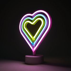 LED Heart Desk Lamp - Anko product image