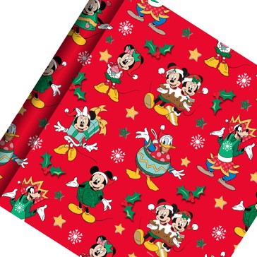 Hallmark Christmas Gift Wrapping Paper - Mickey and Friends