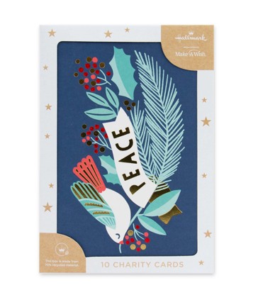Hallmark 10 Pack Christmas Cards - Peace & Joy
