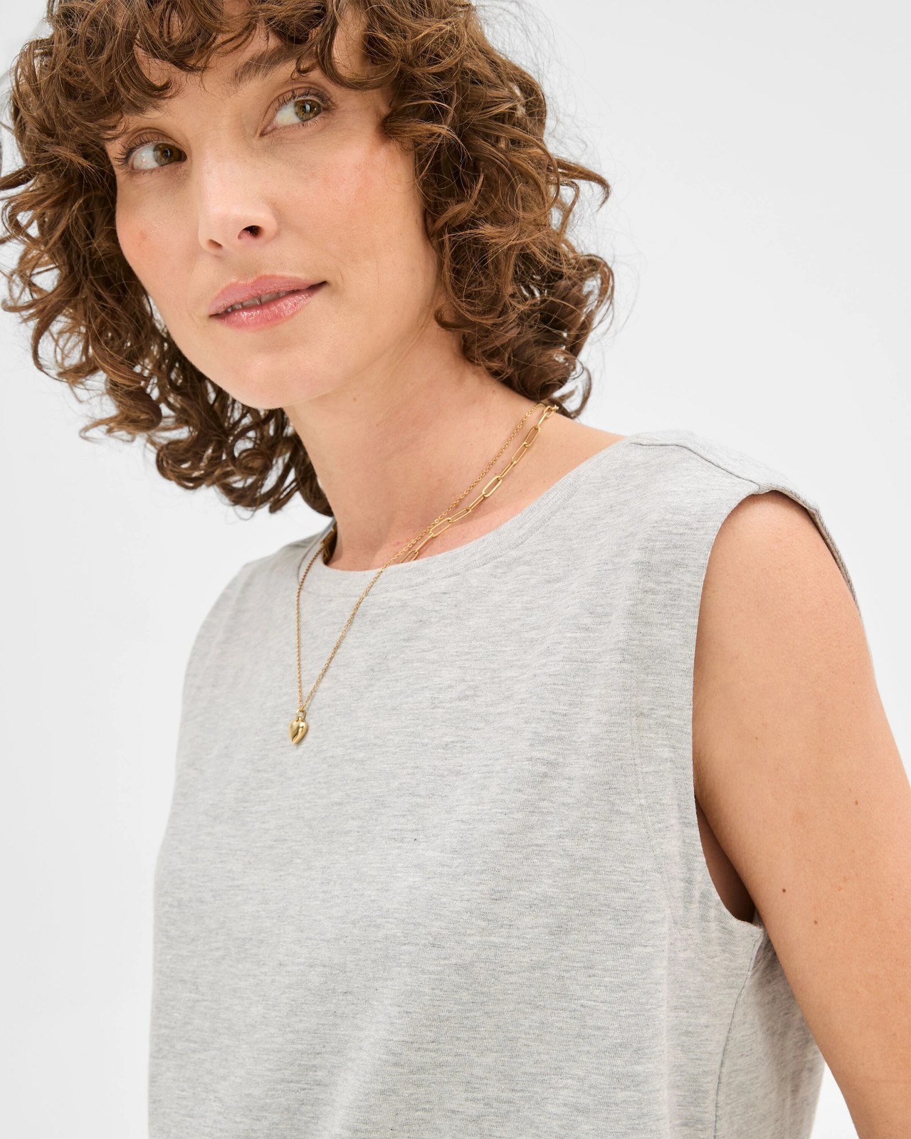 Relaxed Shoulder Detail Tank Top 4 of 5