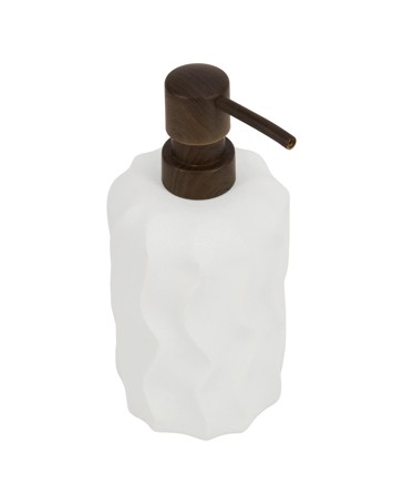 Anko White Textured Soap Dispenser
