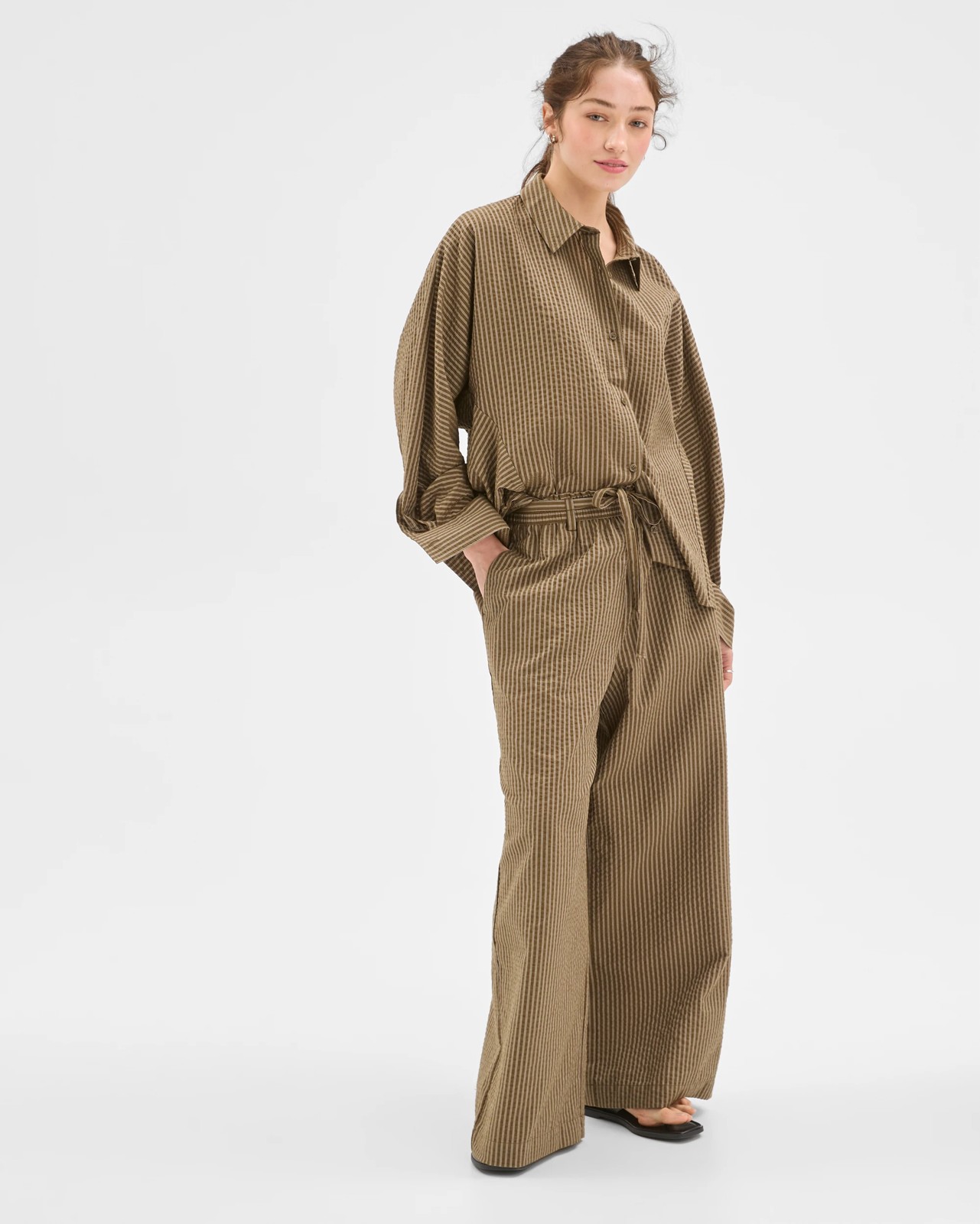Lily Loves Australian Cotton Blend Wide Leg Pants 3 of 5