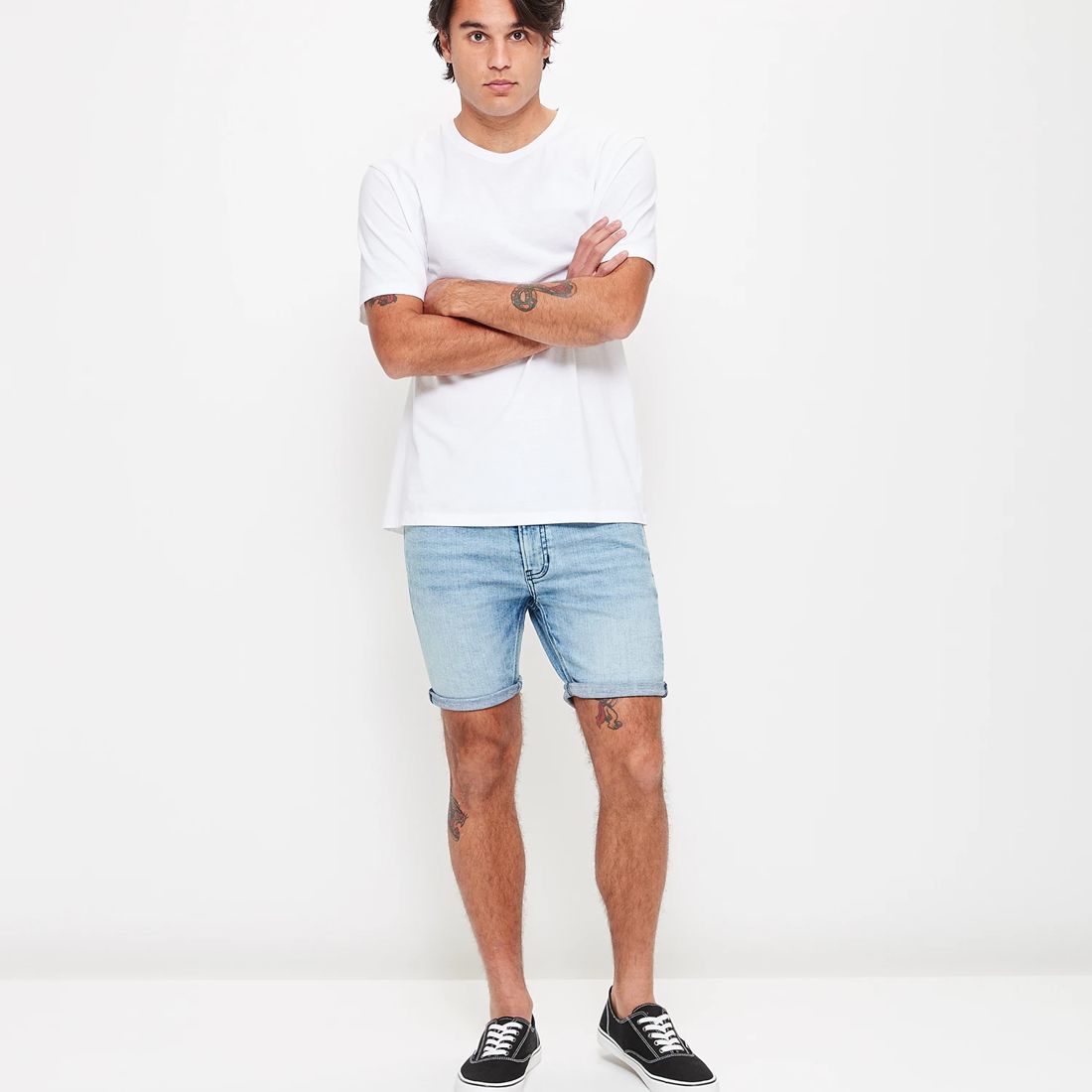 Commons Slim Denim Shorts | Target Australia