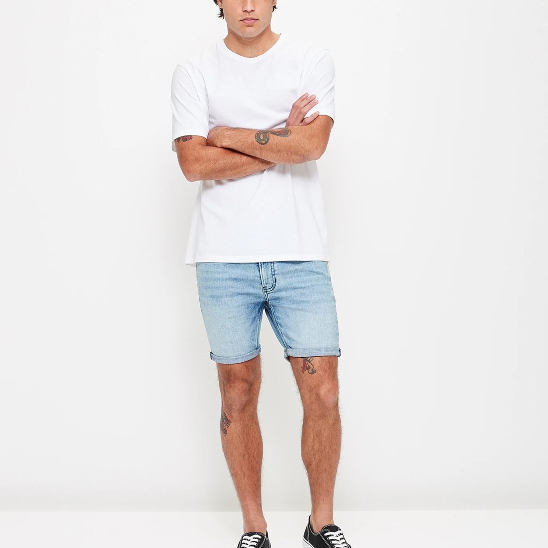 Commons Slim Denim Shorts | Target Australia