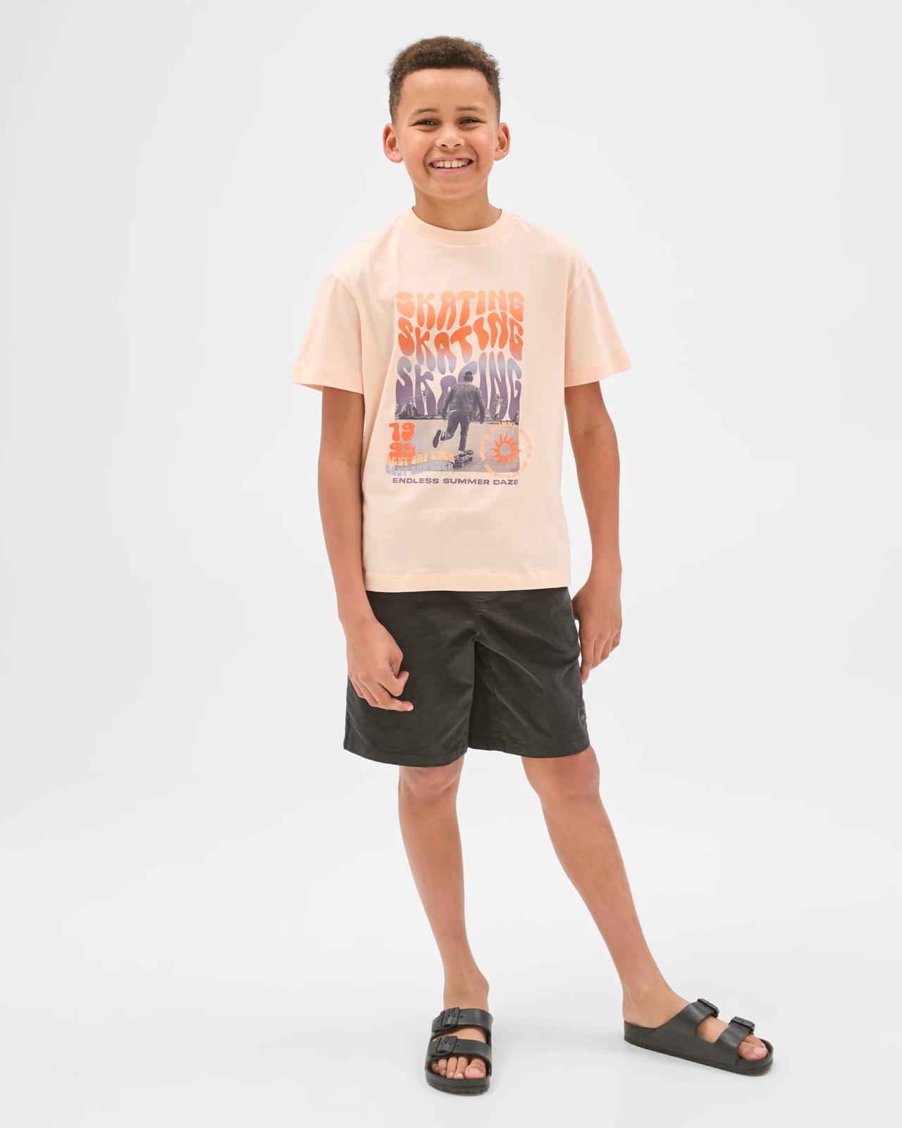 Australian Cotton Print T-Shirt - Orange 2 of 5