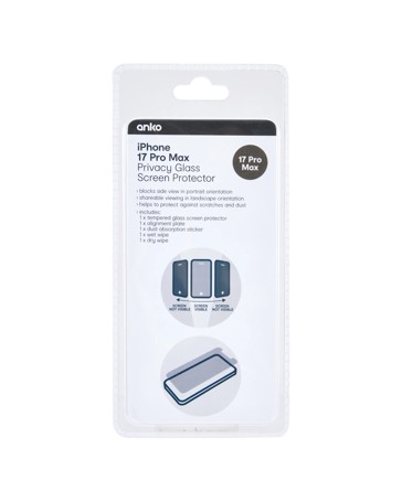 iPhone 17 Pro Max Privacy Screen Protector - Anko