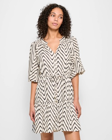 Twill Mini Dress