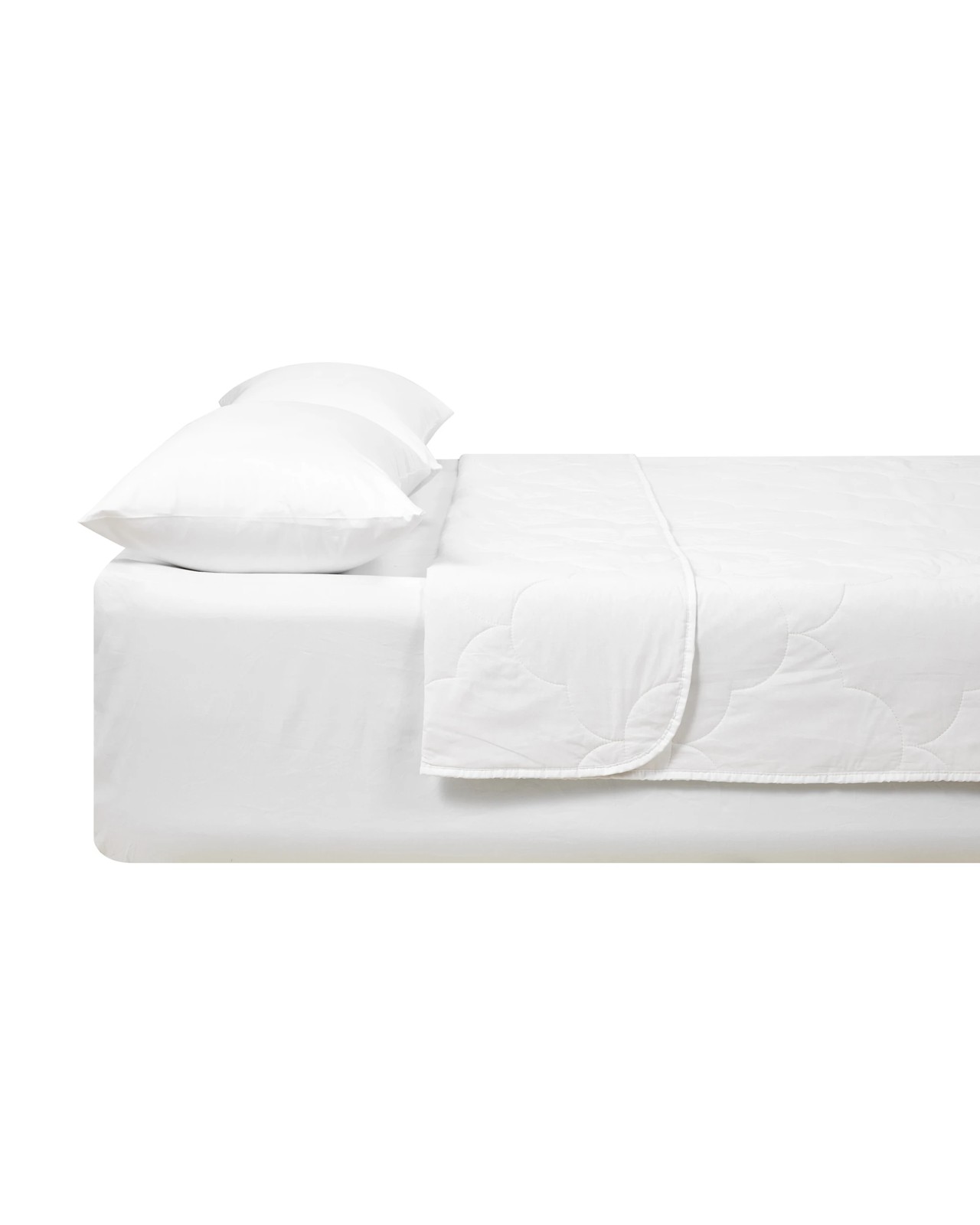 Anko Low Warmth Summer Cotton Quilt - Double Bed - White 4 of 4
