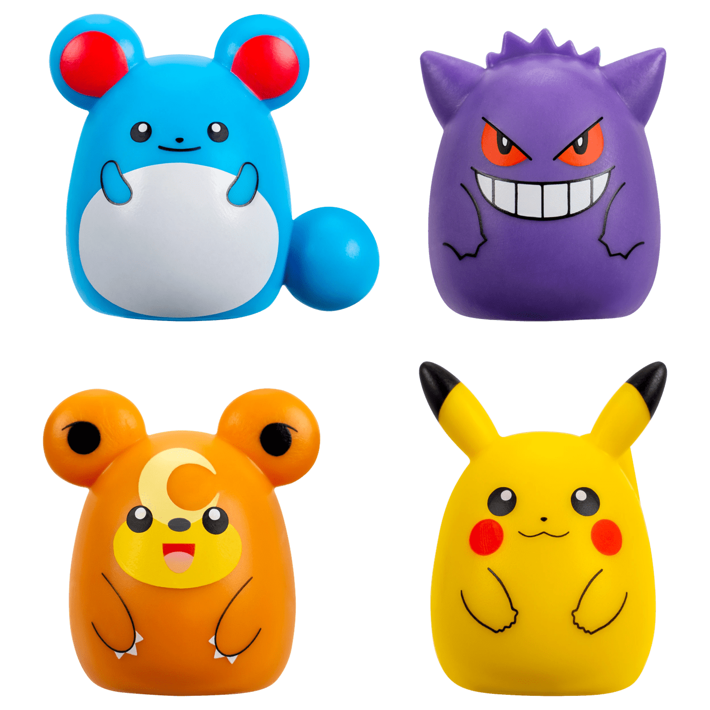 Pokemon Squish-A-Longs 4 Pack - Assorted 3 of 6