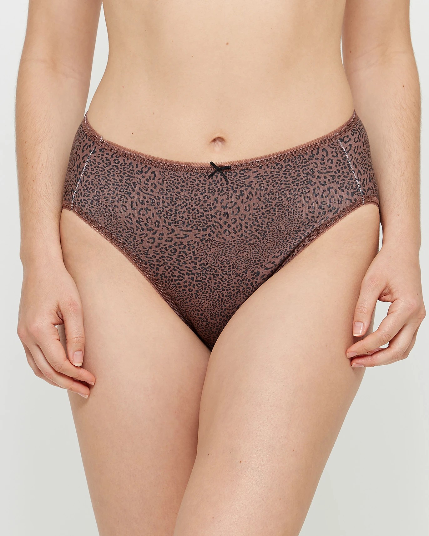 LBECLEY After Birth Belly Women's Leopard Print High Waist Tight Briefs  Boxer Underwear Breathable Underwear Satin Panties Lace Trim Khaki L 