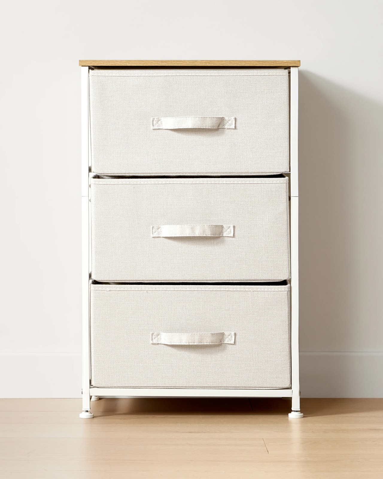 Anko Linen Look 3 Drawer Chest - Beige 3 of 5