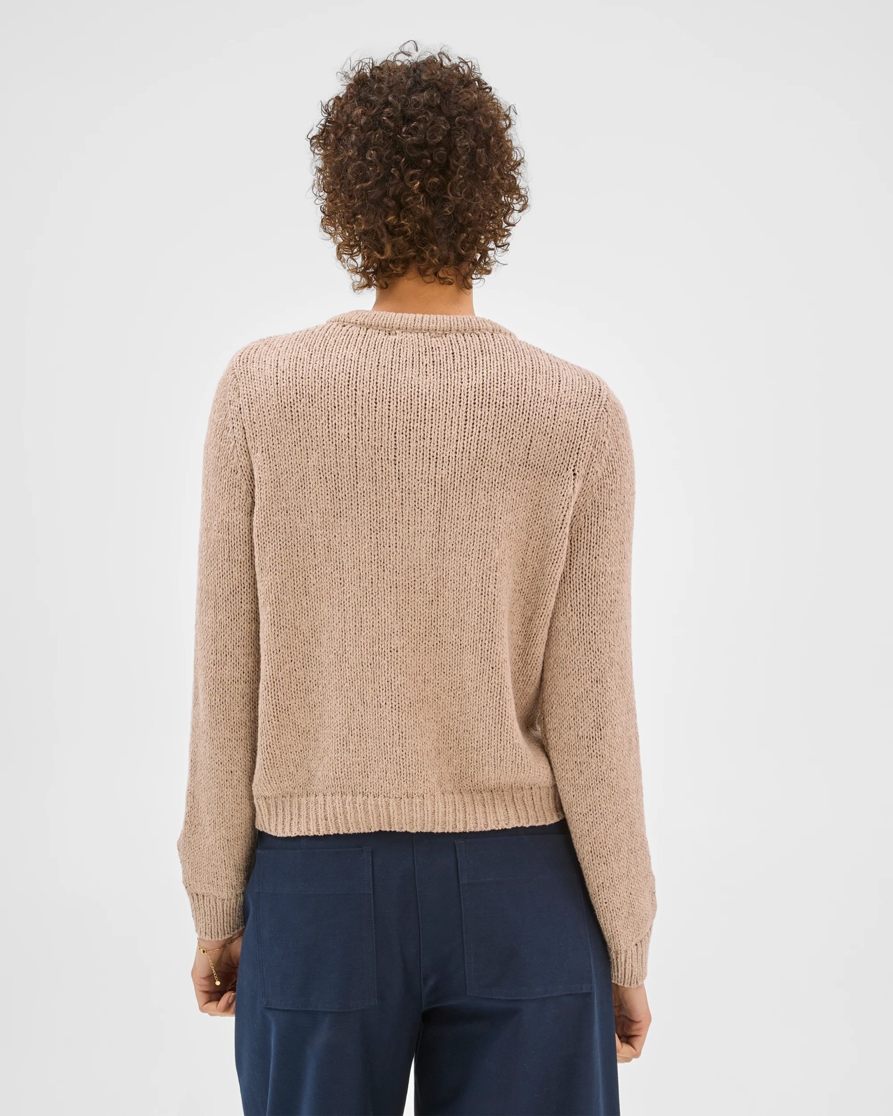 Australian Cotton Blend Tape Yarn Cardigan 6 of 6
