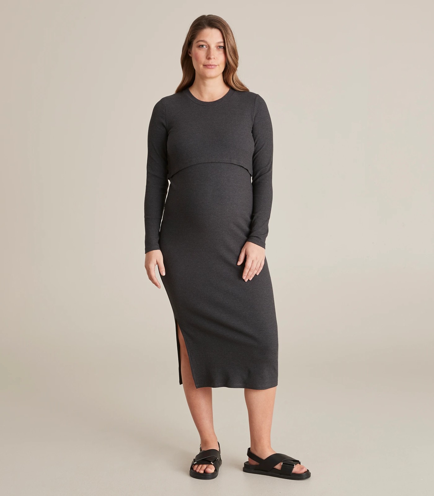 Black maternity dress target best sale