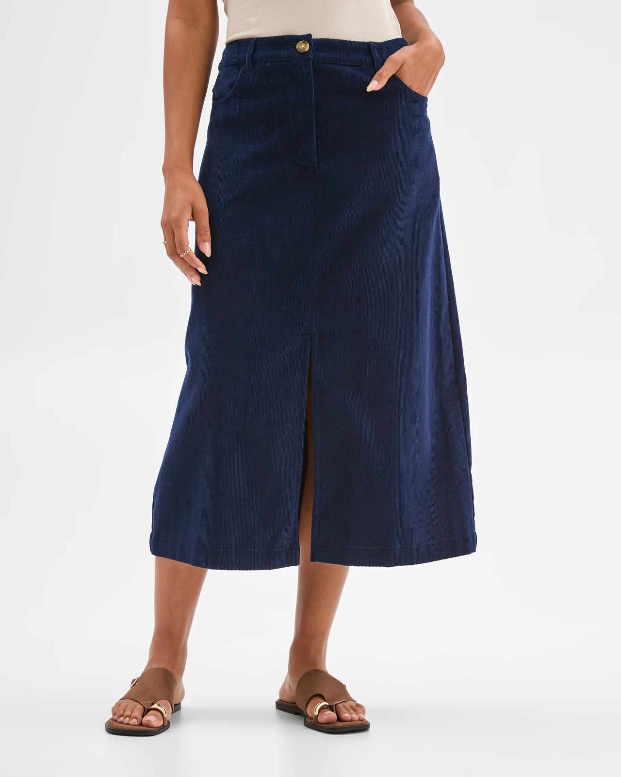 Corduroy Maxi Skirt 3 of 6
