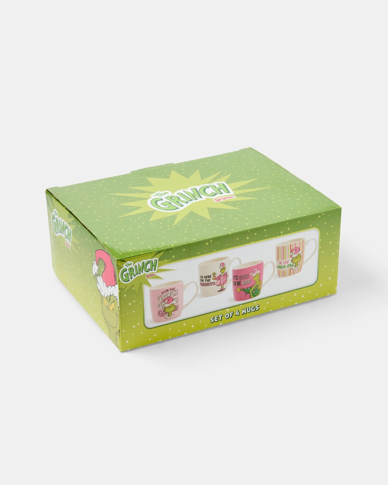 Set of 4 The Grinch Mugs 2 of 5