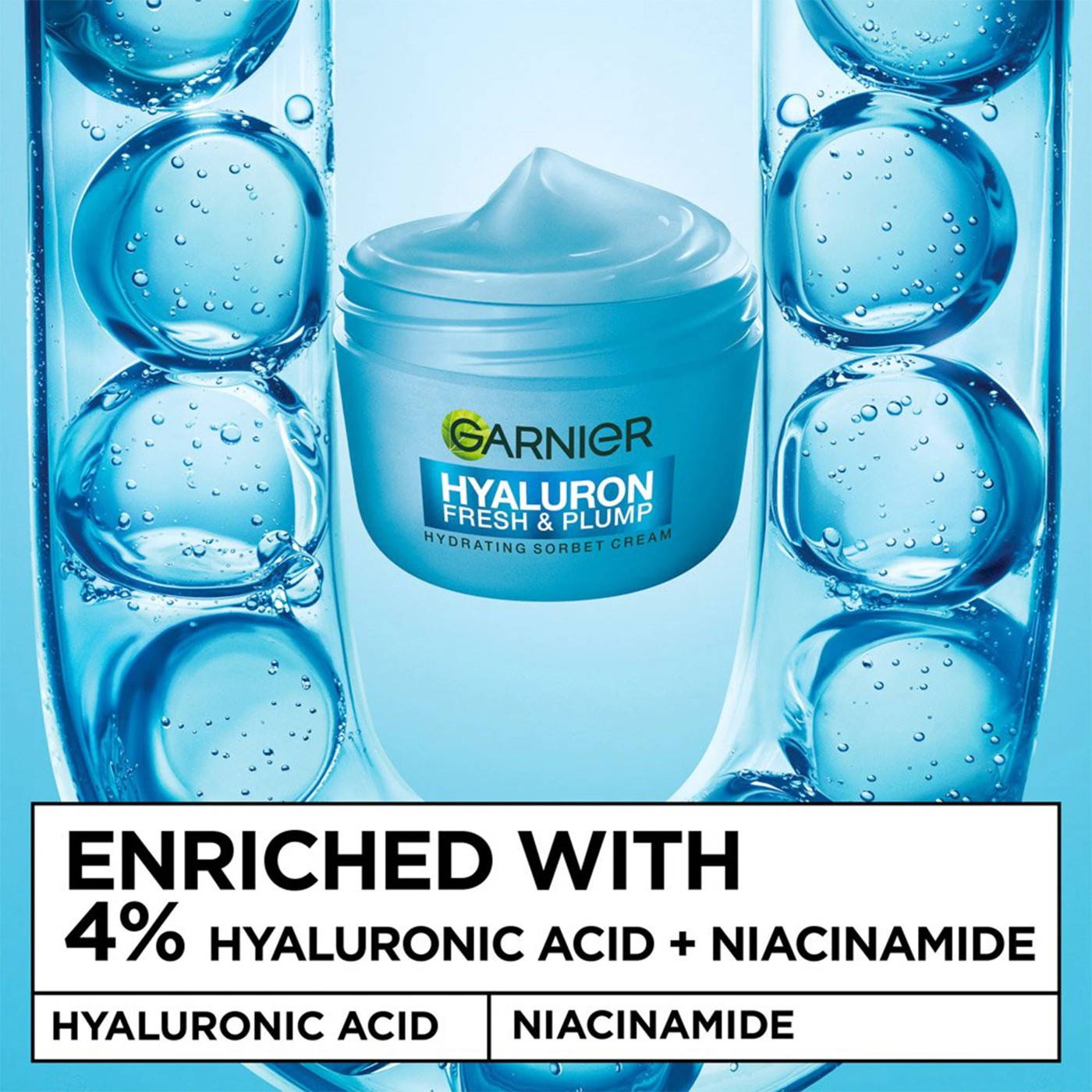 Garnier Hyaluron Fresh & Plump Hydrating Sorbet Cream 5 of 6