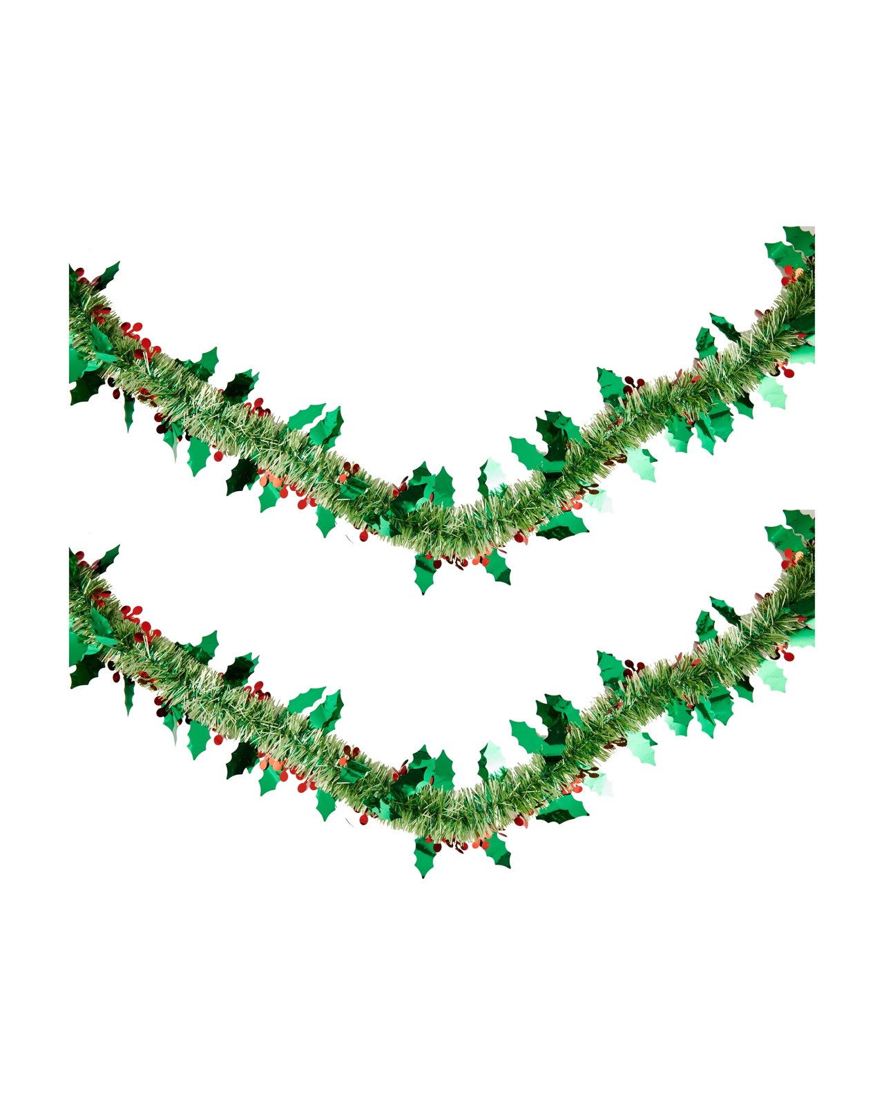 Anko 6m Holly Christmas Tinsel 3 of 4