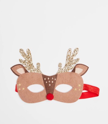 Kids Christmas Reindeer Mask