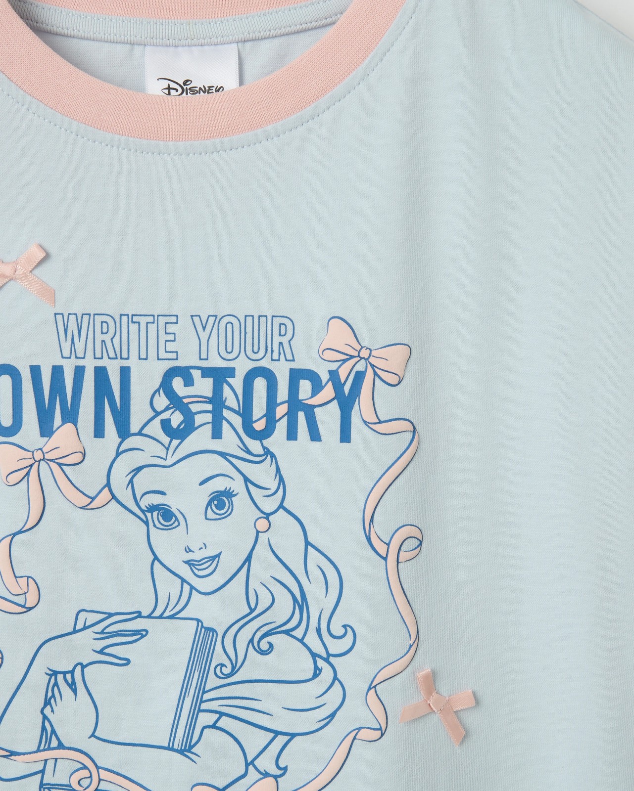 Licensed Disney Australian Cotton T-Shirt - Princess Dream Blue 2 of 3