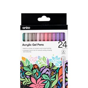 Anko 24 Pack Acrylic Gel Pens product image