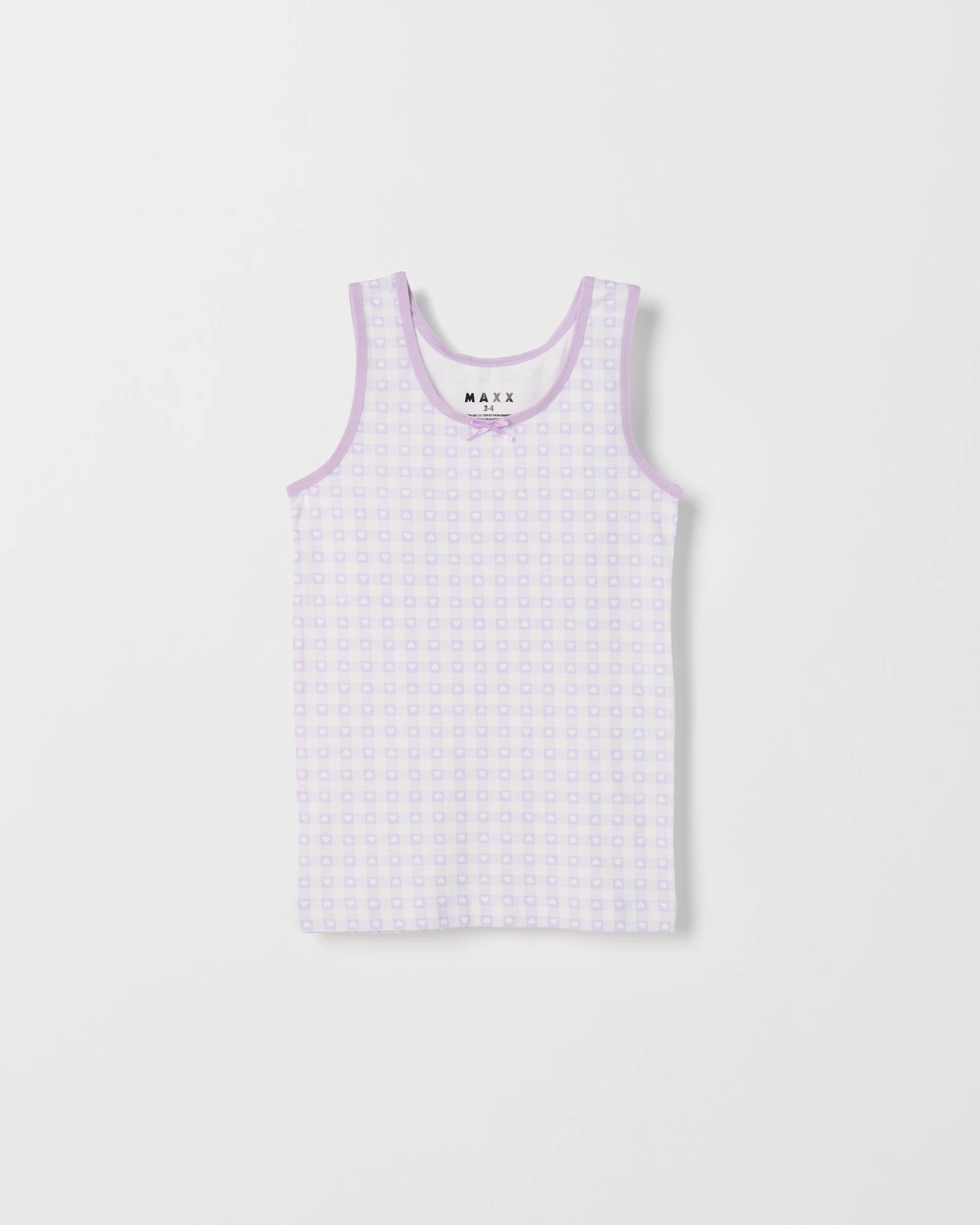 Maxx Bamboo 3 Pack Girls Vests - Floral 4 of 5