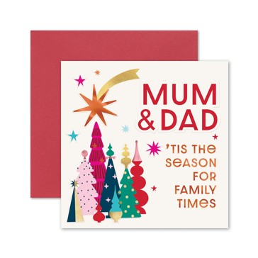 Hallmark Christmas Card - Mum & Dad