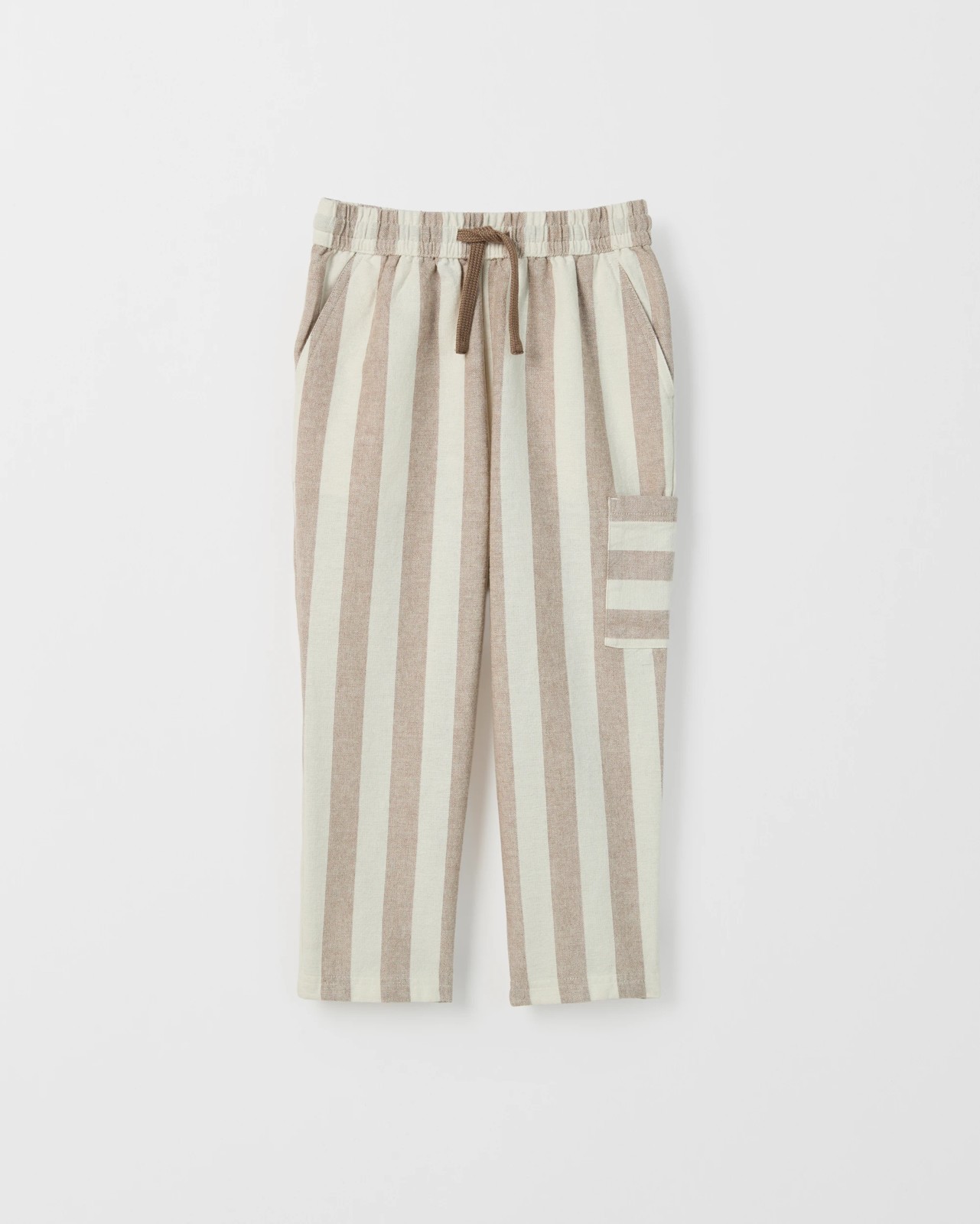 Lightweight Woven Pull-On Pants - Taupe 5 of 6