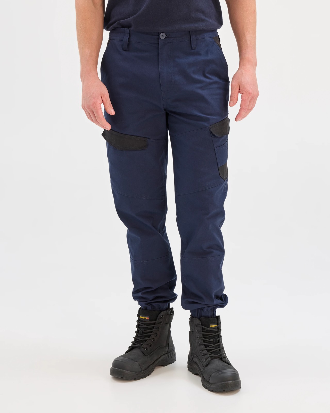 Australian Cotton Performance Cargo Jogger Pants - Graphite 3 of 5
