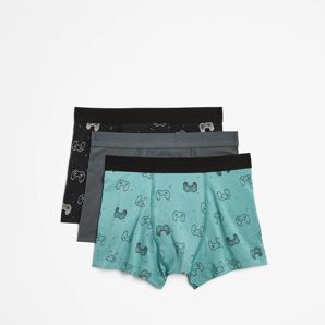 Boys Essential Trunks 3 Pack - Gaming product image