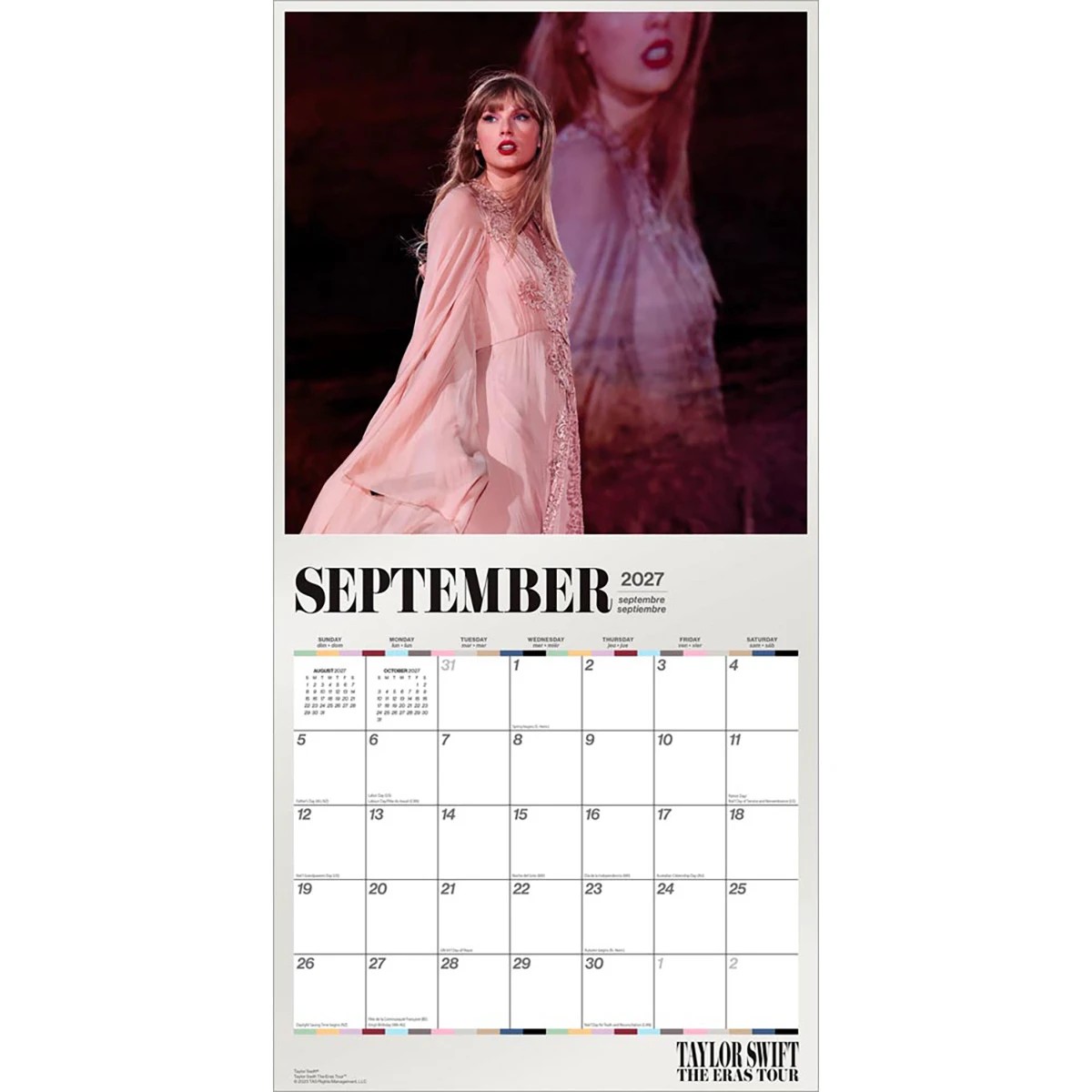 Taylor Swift 2027 Official 16-Month Calendar 4 of 4