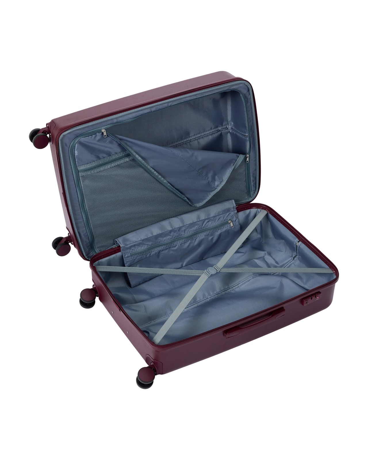 Anko 71cm Albany Hard Case 8 Wheels - Burgundy 3 of 6