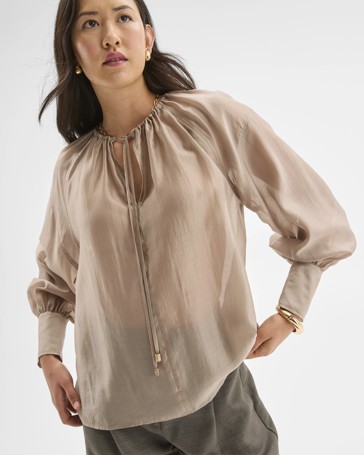 Preview Long Sleeve Blouson Blouse