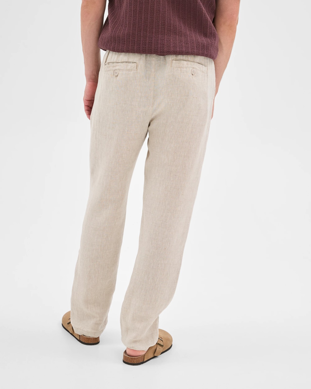 European Linen Full Length Pants 6 of 6