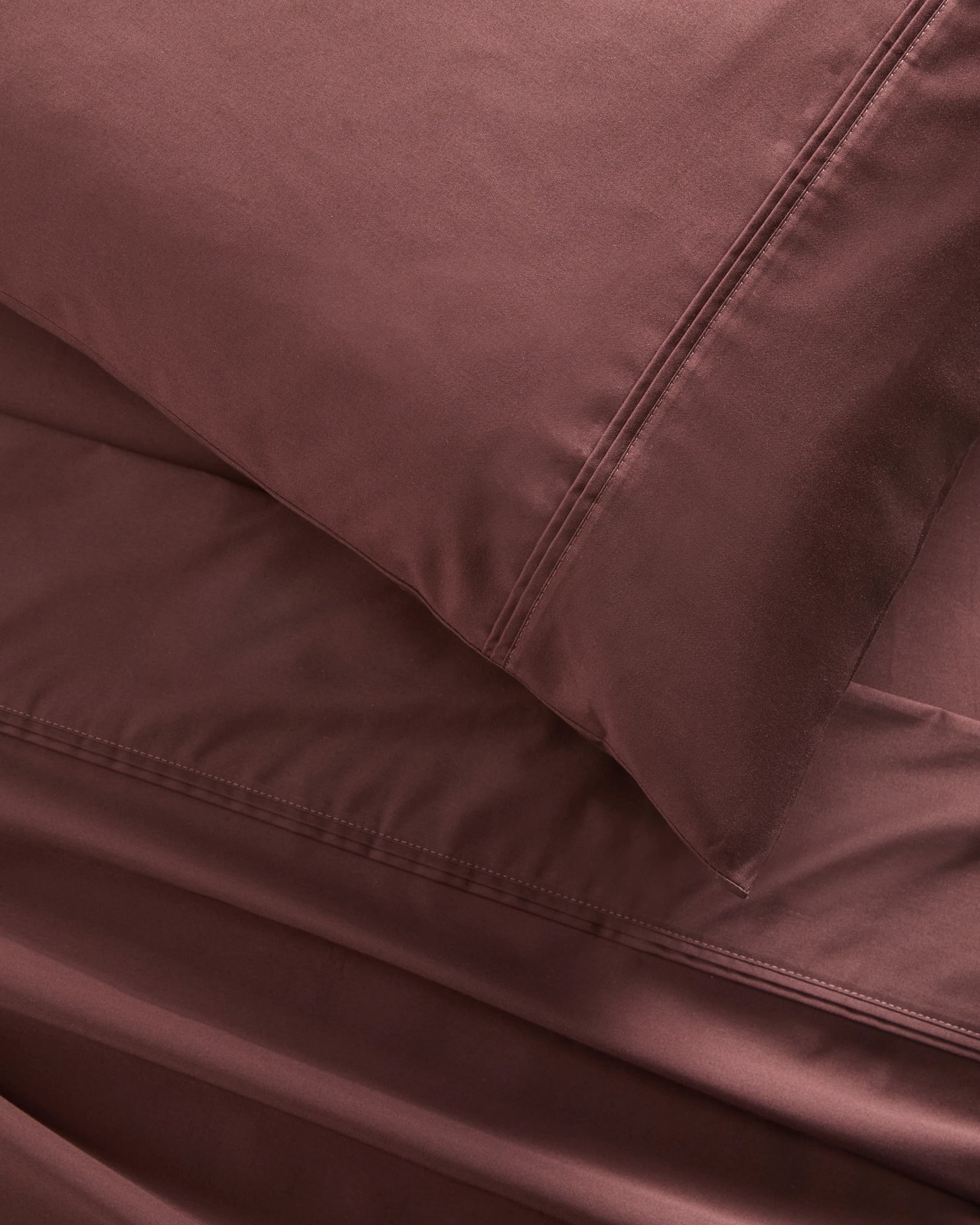 Egyptian Cotton 600 Thread Count Extra Deep Sheet Set - Chocolate 2 of 3