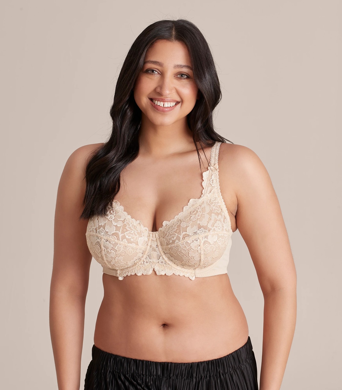 Full Figure Lace Soft Cup Bra - Kmart