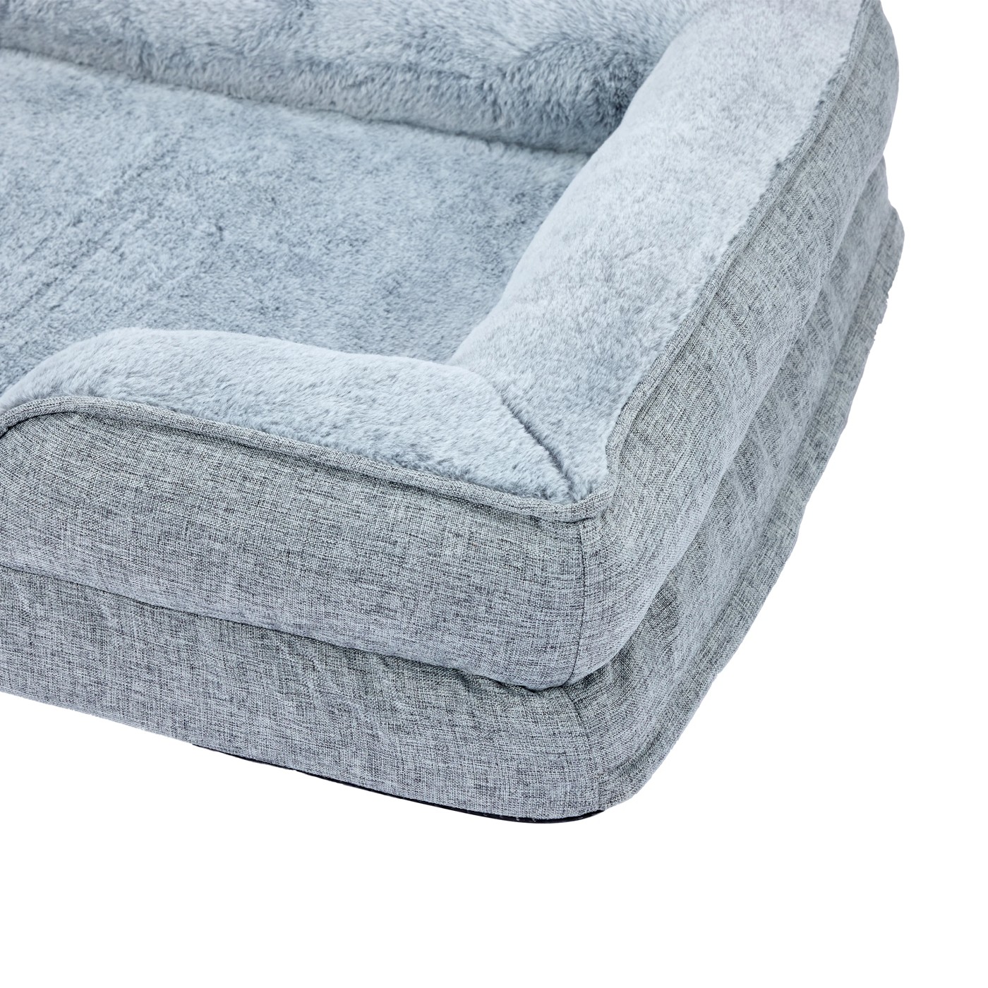 Pet Bed Orthopaedic High Side, Large - Anko 3 of 5