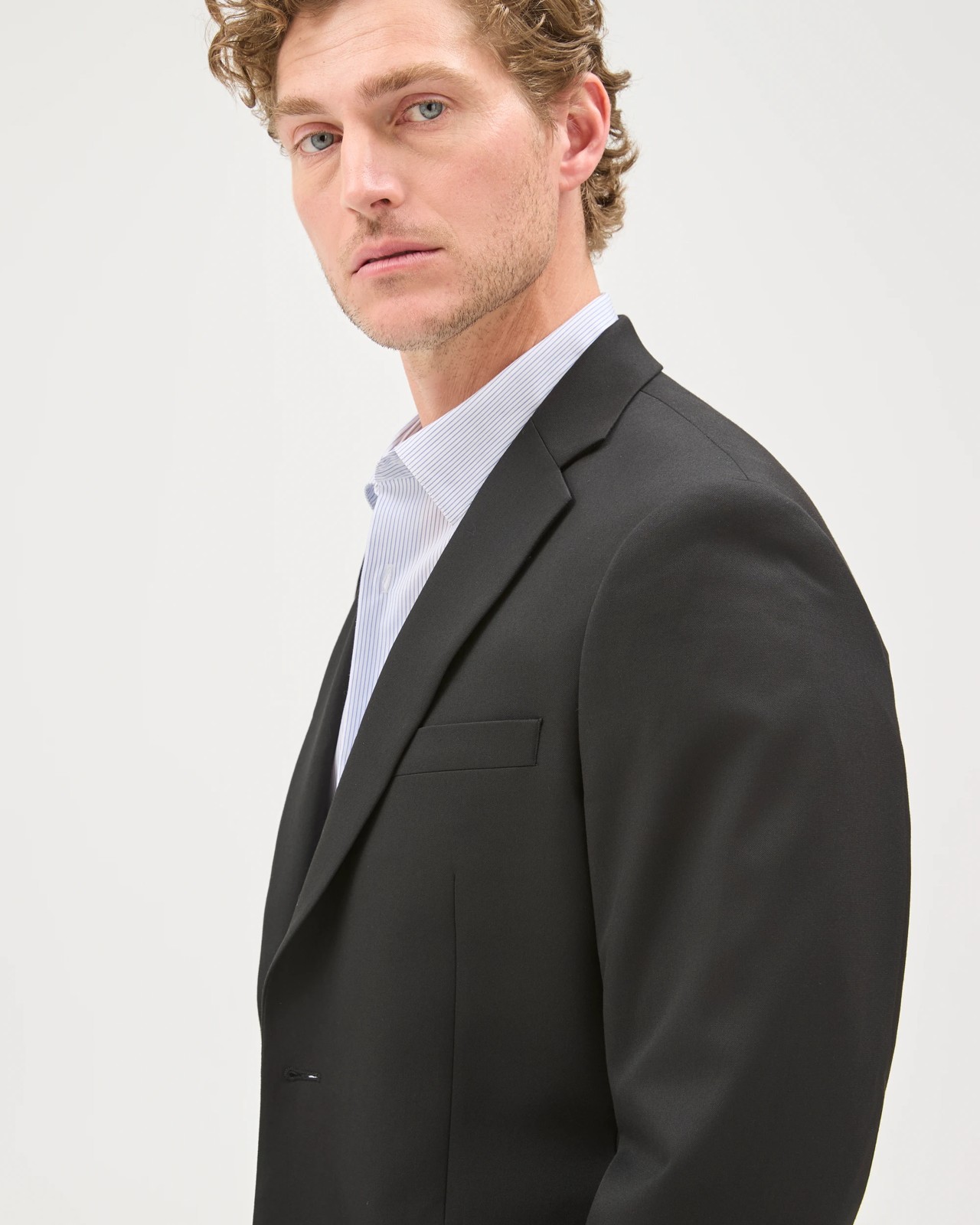 Preview Tailored Fit Suit Jacket - Black 5 of 6