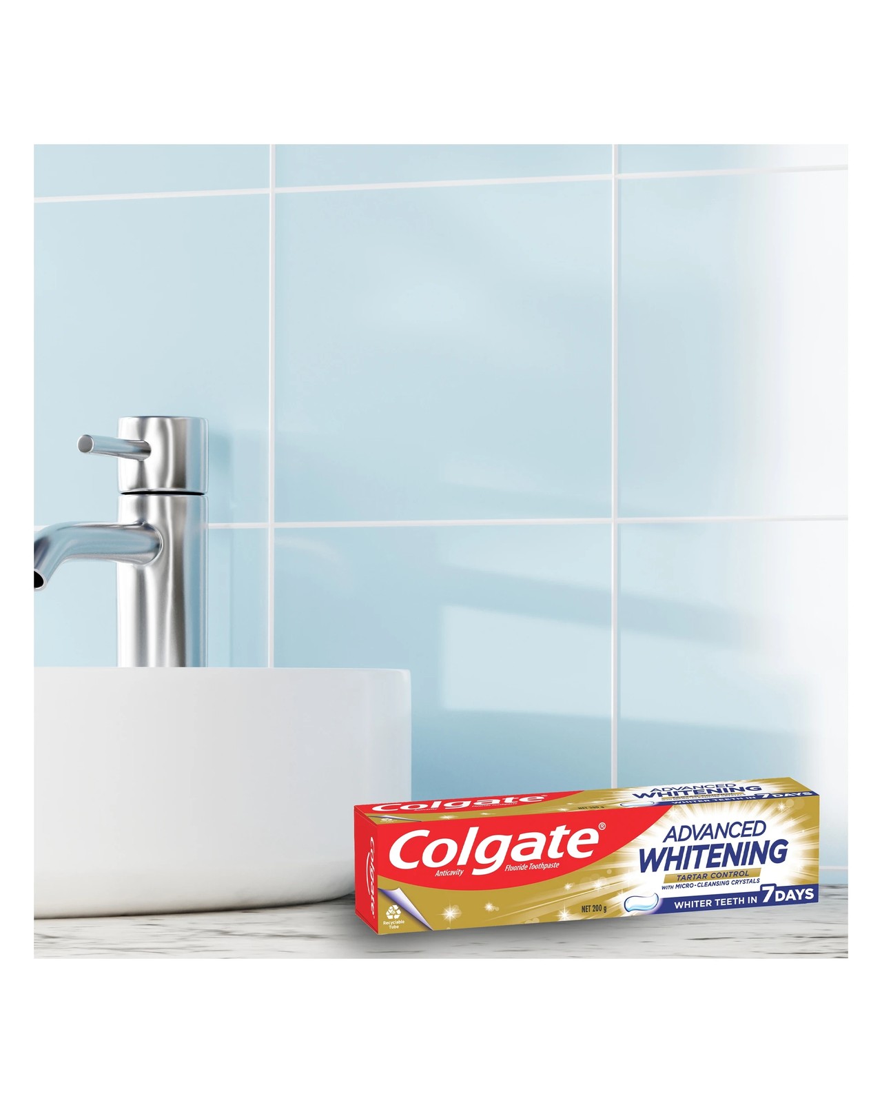 Colgate Advance Whitening Tartar Control Fluoride Toothpaste 5 of 6