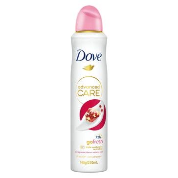 Dove Advanced Care Go Fresh Antiperspirant Deodorant 250ml - Pomegranate and Lemon Verbena Scent